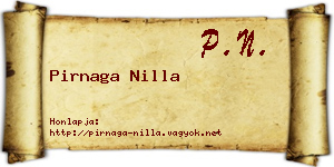 Pirnaga Nilla névjegykártya